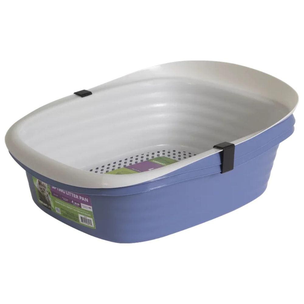 Caixa de Areia Sifting Litter Pan 3 em 1 Grande Com Peneira Para Gatos - Petmate
