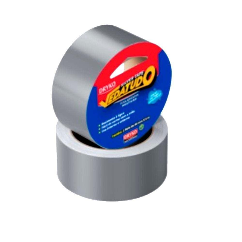 Fita Silver Tape 44 x 25m Prata Vedatudo DRYKO
