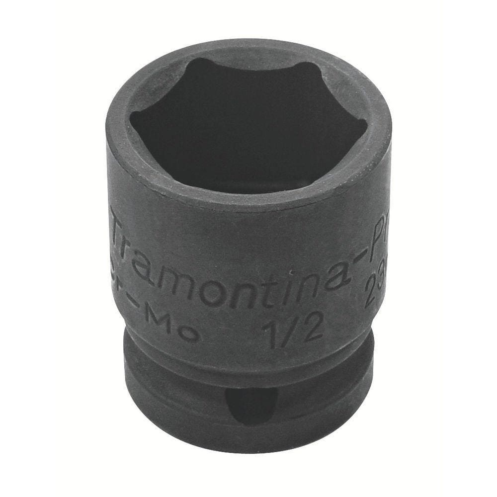 Soquete Impacto Sextavado Aço Cromo Molibdênio 9mm - Encaixe 1/2pol Tramontina Pro Tramontina