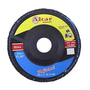 Disco Flap 4.1-2" Grão 80 -  Alcar FLPLI0002