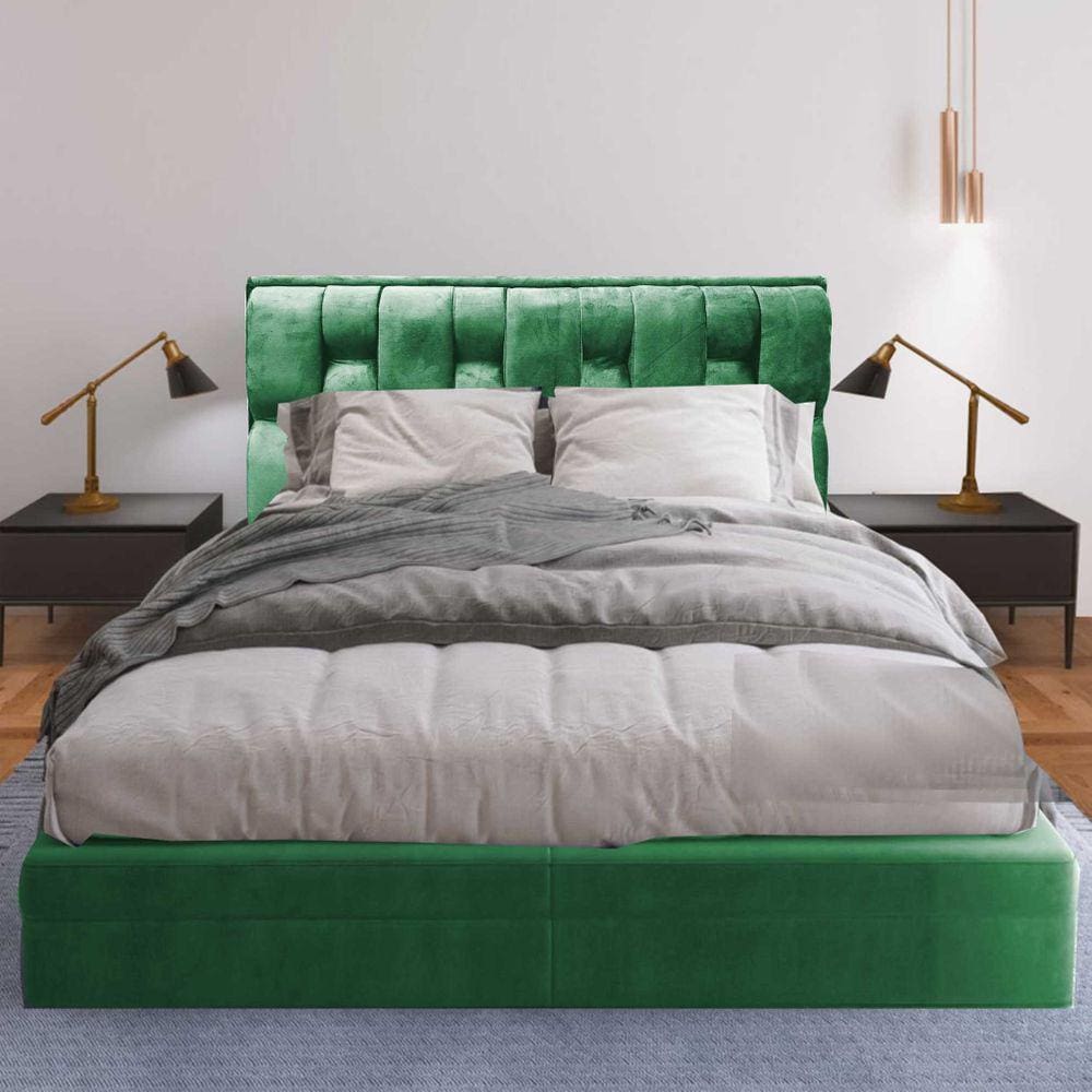 Cabeceira Cherie Suede 160 Verde