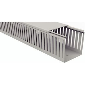 Canaleta Para Painel Tramontina Semiaberta Cinza 80x80x2000mm Tramontina