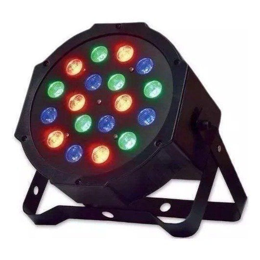 Refletor Digital - 18 LEDs para Festa, Iluminação, Evento