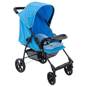 Carrinho De Bebê Romano Azul 0 A 15Kg - Galzerano