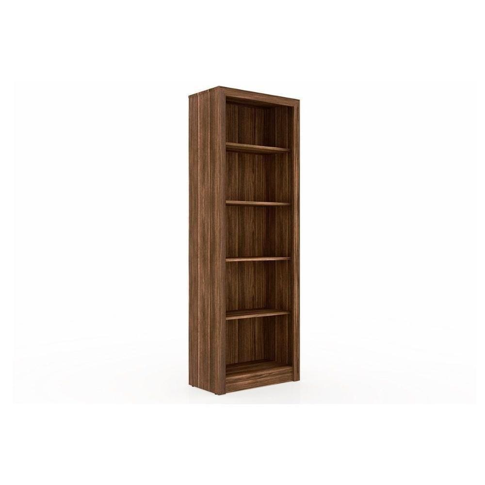 Estante Livreiro Casal Me4104 C/ 4 Prateleiras Amêndoa - Tecno Mobili