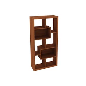 Estante Para Sala E1712 C/ 2 Nichos Amêndoa - Tecno Mobili