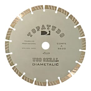 Disco Corte Diamantado Segmentado Topa Tudo 230Mm Diametalic