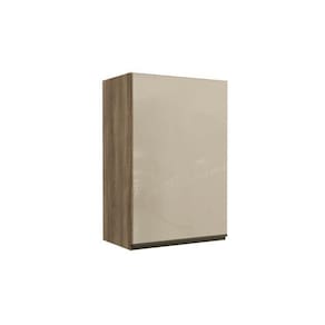 Armário Aéreo P- Cozinha Maxxi G763 1 Porta C-vidro 60cm Nogal - Kappesberg