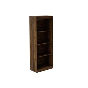 Estante Livreiro Casal Me4150 C/ 3 Prateleiras Nogal - Tecno Mobili