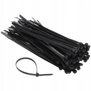 Kit 50 Abraçadeira em Nylon Enforca Gato Preta 300x7,6mm - Starfer