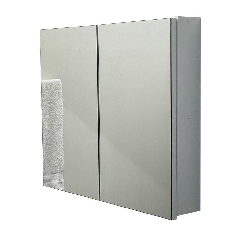 Espelho Para Banheiro Armário 2 Portas - 60Cm