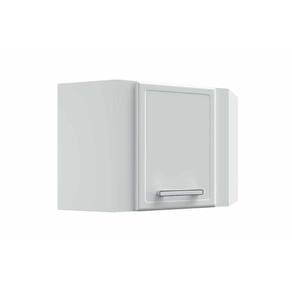Armário Aéreo P- Cozinha Canto Oblíquo Gourmet 7013 1 Porta 68cm Branco - Bertolini