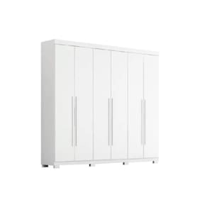 Guarda Roupa 6 Portas E 4 Gavetas Nubia Branco - Acp