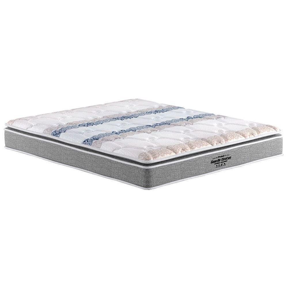 Colchão Casal Espuma Compact Ag 65 / D33 Extreme Resistence Pillow Top Gray (138x188x28)