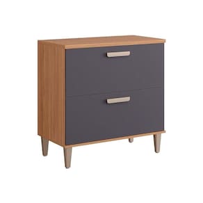 Balcão De Cozinha Bella C-1 Gaveta E 1 Porta Basculante C-tampo 80 Cm Freijo-titanium - Mgm