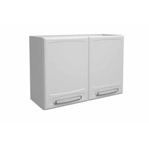 Armário Aéreo P- Cozinha Evidence 7005 C- 2 Portas 80cm Branco - Bertolini