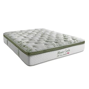 Colchão King Molas Ensacadas Visco Monte Carlo Euro Pillow (193x203x33) Herval