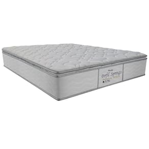 Colchão Casal Molas Perfil Springs Premium Pillow Top White (138x188x32)