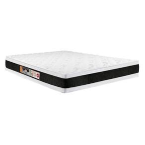 Colchão King Espuma D45 Black White Air Euro Pillow Double Face (193x203x27)