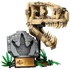 Lego Jurassic World Fósseis de Dino: Crânio de T.Rex 577 Pçs