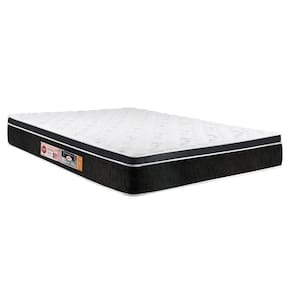 Colchão Casal Espuma D33 Black White Air Euro Pillow (138x188x23)