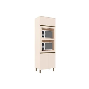 Paneleiro De Cozinha Modulado Connect C- 3 Portas (2 Fornos) 71.5cm Off White - Henn