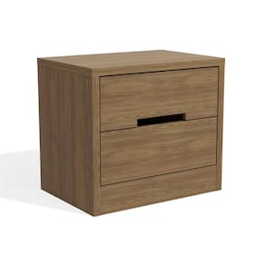 Mesa Cabeceira Casal S822 C/ 2 Gavetas Nogueira - Kappesberg