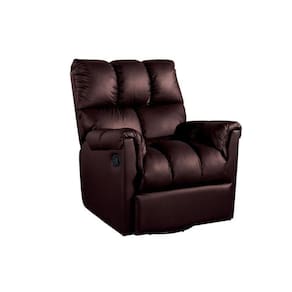 Poltrona Casal Reclinável Aspen Romana Zero Wall Giro E Balanço Courano Marrom - Probel