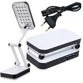 Luminária De Mesa Articulável 24 Leds Recarregável