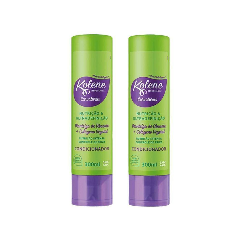 Condicionador Kolene 300Ml Curvaturas - Kit Com 2Un