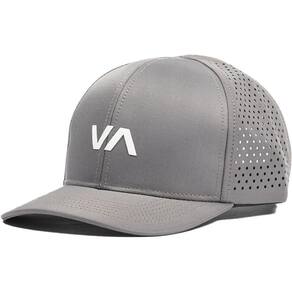 Boné RVCA Aba Curva Vent Cap Strapback WT24 Cinza Escuro