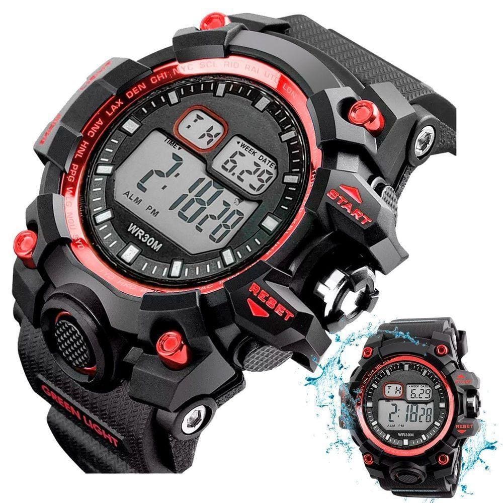 Relogio Prova Dagua Masculino + Digital Esportivo Premium