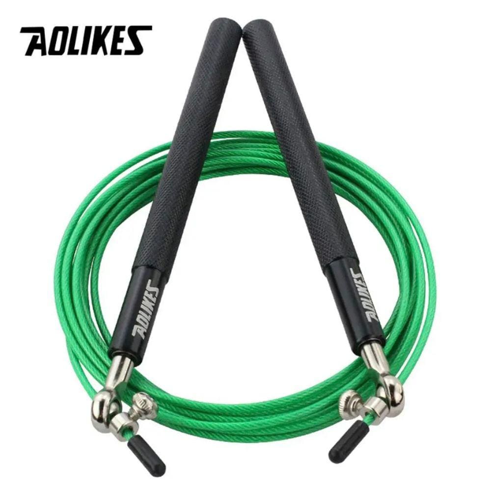 Corda de Pular Aolikes Preta Verde