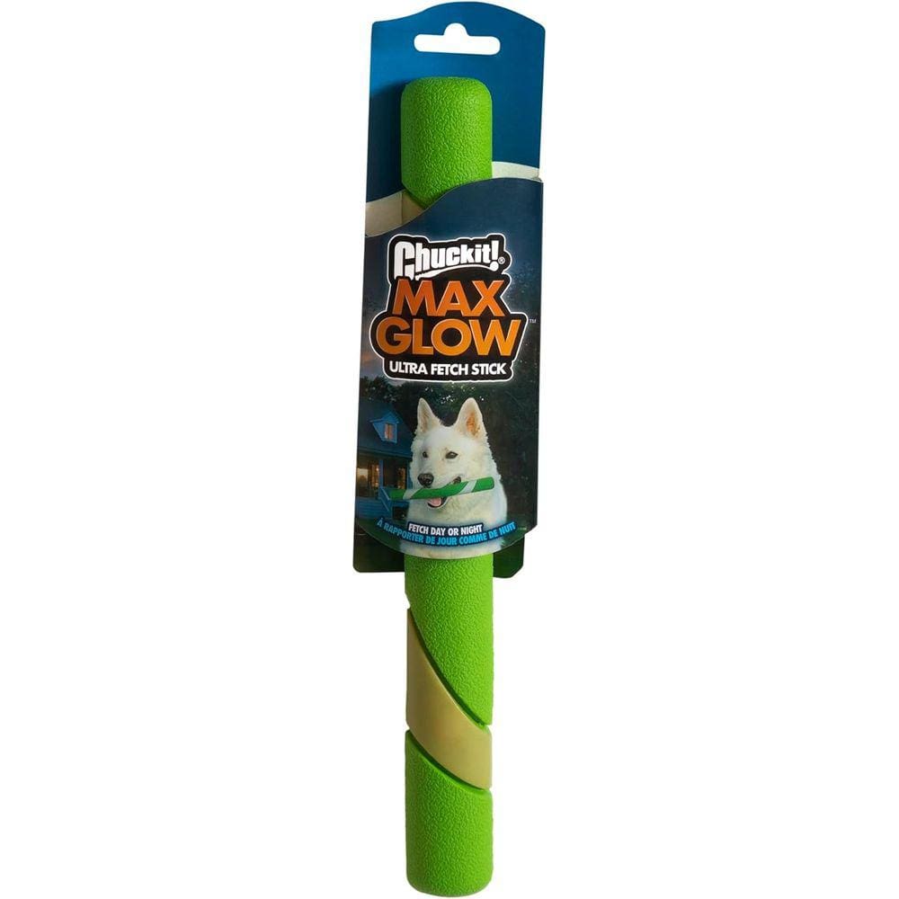 Brinquedo Chuckit Max Glow Ultra Fetch Stick Bastão Interativo Brilha No Escuro