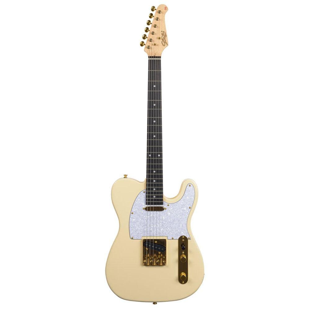 Guitarra Seizi Vintage Saitama Tl Ph Cream Gold