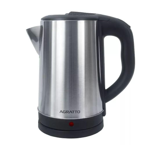 imagem-Chaleira Eletrica De 2,2 Litros 1000w Aço Inox Aroma Agratto - 110V