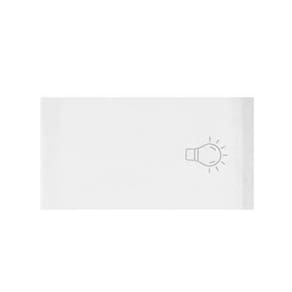 Modulo Pulsador Lampada Branco 51005 - Pezzi