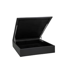 Base Baú Physical Sintético Casal 138x188x39cm Ortobom Preto