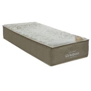 Colchão Solteiro Ortobom Exclusiva 28X 188X 88 cm Bege/Branco