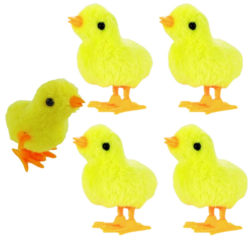 05 Pintinhos Amarelinho A Corda 9cm Galinha Pintadinha