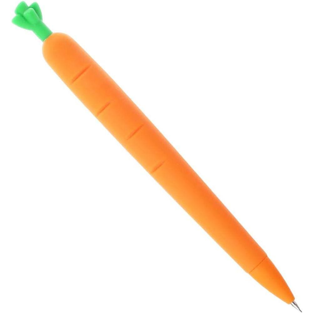 Lapiseira Escolar 0.7mm Criativa Formato Cenoura Divertida Decorada Unidade