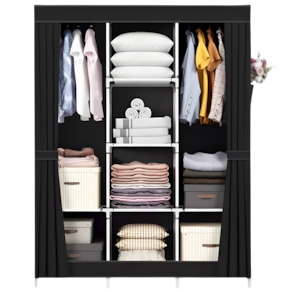 Arrumação fácil: Organizador dobrável de roupas.