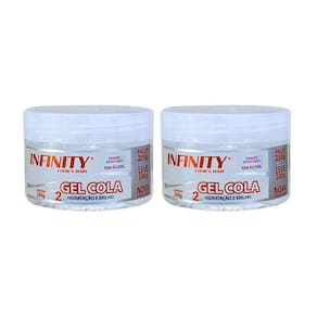 Gel Cola Infinity Looks Incolor 300G - Kit Com 2Un
