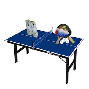 MINI MESA PING PONG Júnior MDP 12mm 1003 KLOPF + Kit 5055 + Kit 6 Bolinhas Brancas
