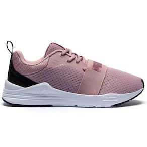 Tênis Puma Wired Run BDP Infantil - Branco e Rosa