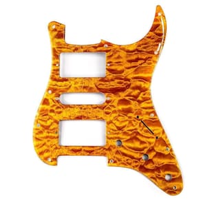 Escudo Para Guitarra Am Strat Hsh Amarelo Spirit 120-yq [f035]