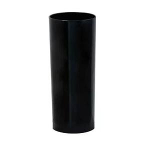 Copo Plástico 340Ml Long Drink Preto Para Festas C/1 Unid.