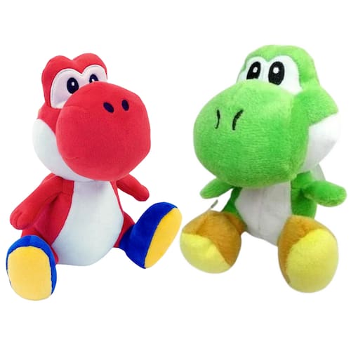 imagem-02 Pelúcias Yoshi Verde e Vermelho 30cm