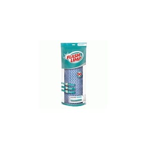 Rolo De Pano Multiuso Azul 50pçs - Flashlimp