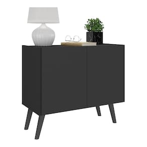 Mesa de Cabeceira Retrô 2 Portas Multimóveis MP4133